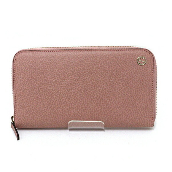 GUCCI Pink Leather Wallet - Picture 1 of 6